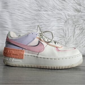 Nike AF1 Air Force 1 Shadow Orange Chalk Pink Glaze Women 8.5